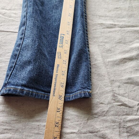 VTG Gap Jeans Womens 10 Blue Bootcut Stretch Denim Mid Rise 30x30 Y2K Made USA - Picture 5 of 15